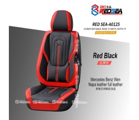 红海A0125奔驰纹纳帕全皮汽车坐垫