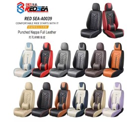 红海A0039 打孔纳帕全皮汽车坐垫